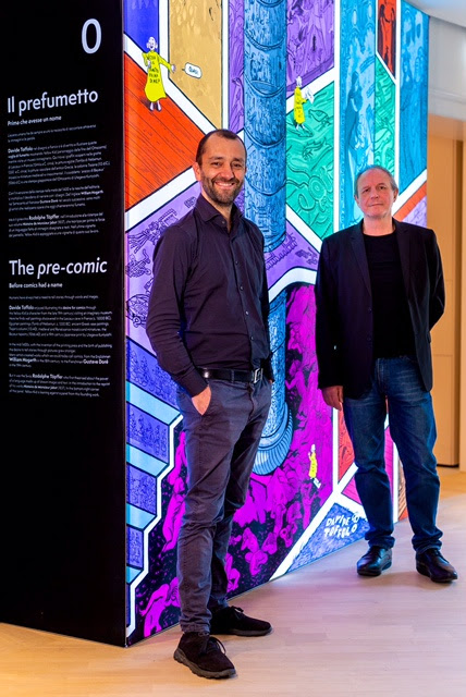 Giulio De Vita, Presidente e Direttore Artistico PAFF! International Museum of Comic Art e Luca Raffaelli, Curatore esposizione permanente PAFF! International Museum of Comic Art