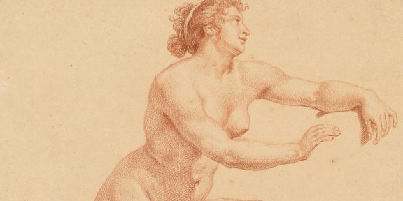 Bernard Picart (Paris 1673 – 1733 Amsterdam), Seated Female Nude Red chalk. – 304 × 361 mm Royal Museums of Fine Arts of Belgium, inv. 4060/1868 Photo © johan@artphoto.solutions