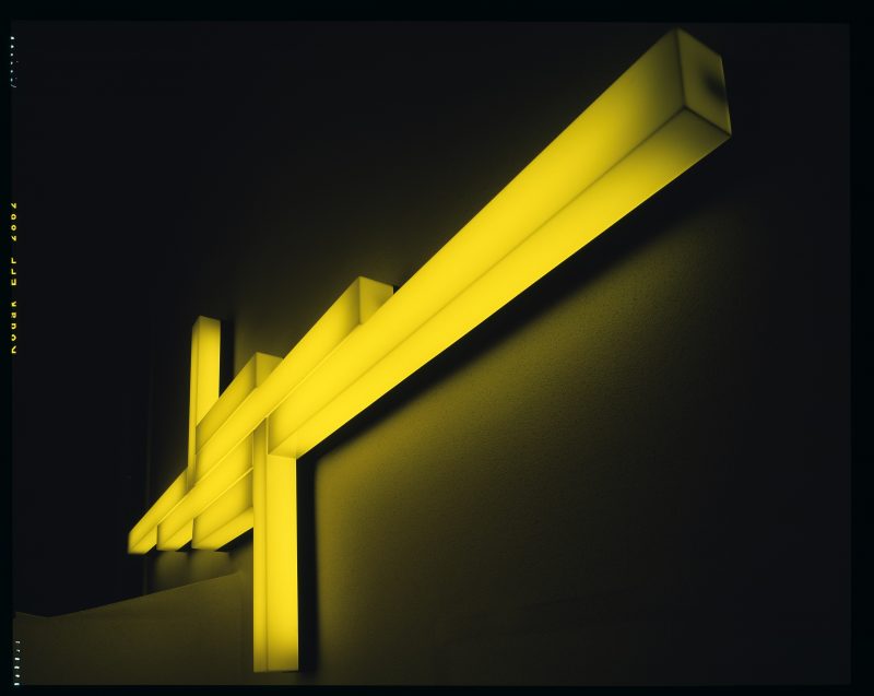 DAN FLAVIN (Jamaica, New York 1933 - Riverhead, NY 1996) Untitled (to Giuseppe Agrati) 1968 luci fluorescenti gialle Collezione Luigi e Peppino Agrati - Intesa Sanpaolo
