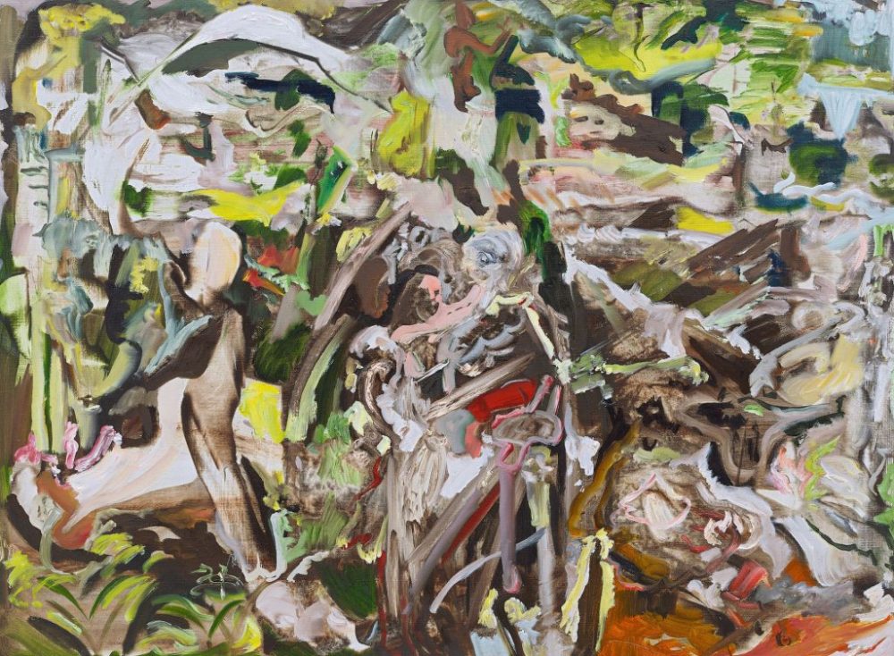 Cecily Brown, Maid in a Landscape (2021). Private collection; © Cecily Brown.