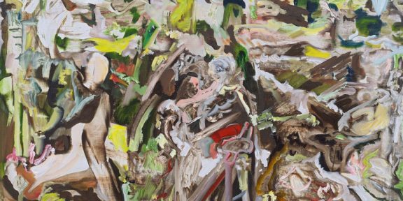 Cecily Brown, Maid in a Landscape (2021). Private collection; © Cecily Brown.