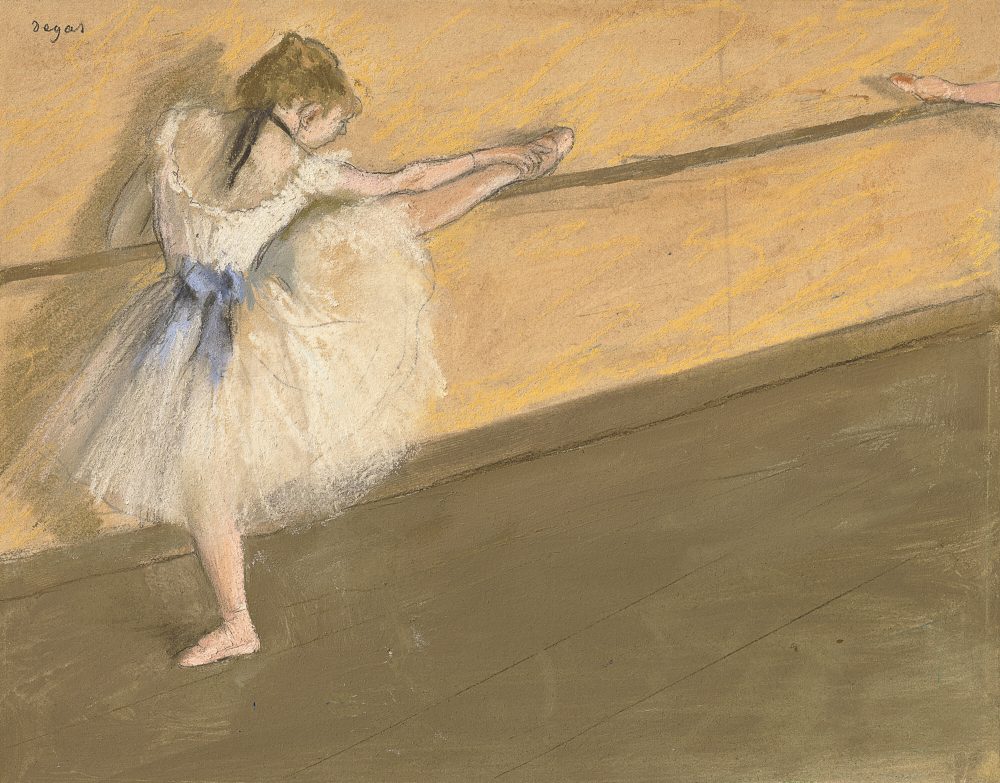 EDGAR DEGAS (1834 - 1917) Danseuse à la barre