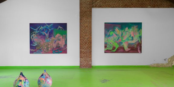 Lauren Wy, The Vagabond and The Lovers, installation view (Cambiano Project Space)