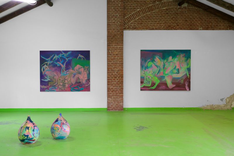 Lauren Wy, The Vagabond and The Lovers, installation view (Cambiano Project Space)