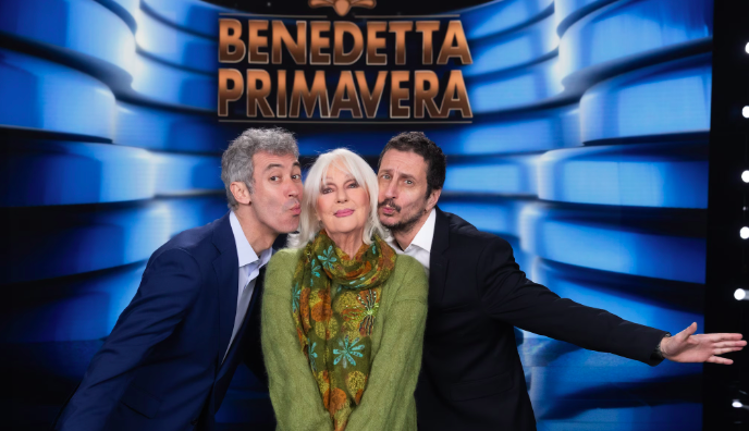 Loretta Goggi con Luca e Paolo, Benedetta Primavera, Rai 1