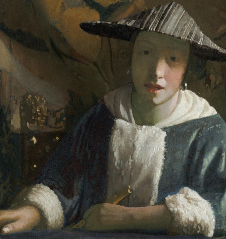 Johannes Vermeer, Girl with a Flute (ca. 1669–75). Collection of the National Gallery of Art, Washington D.C.