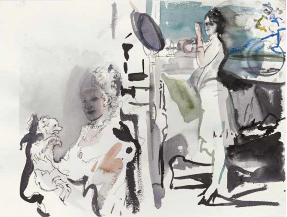 Cecily Brown, Untitled (After Manet and Fragonard) (ca. 2018). © Cecily Brown.