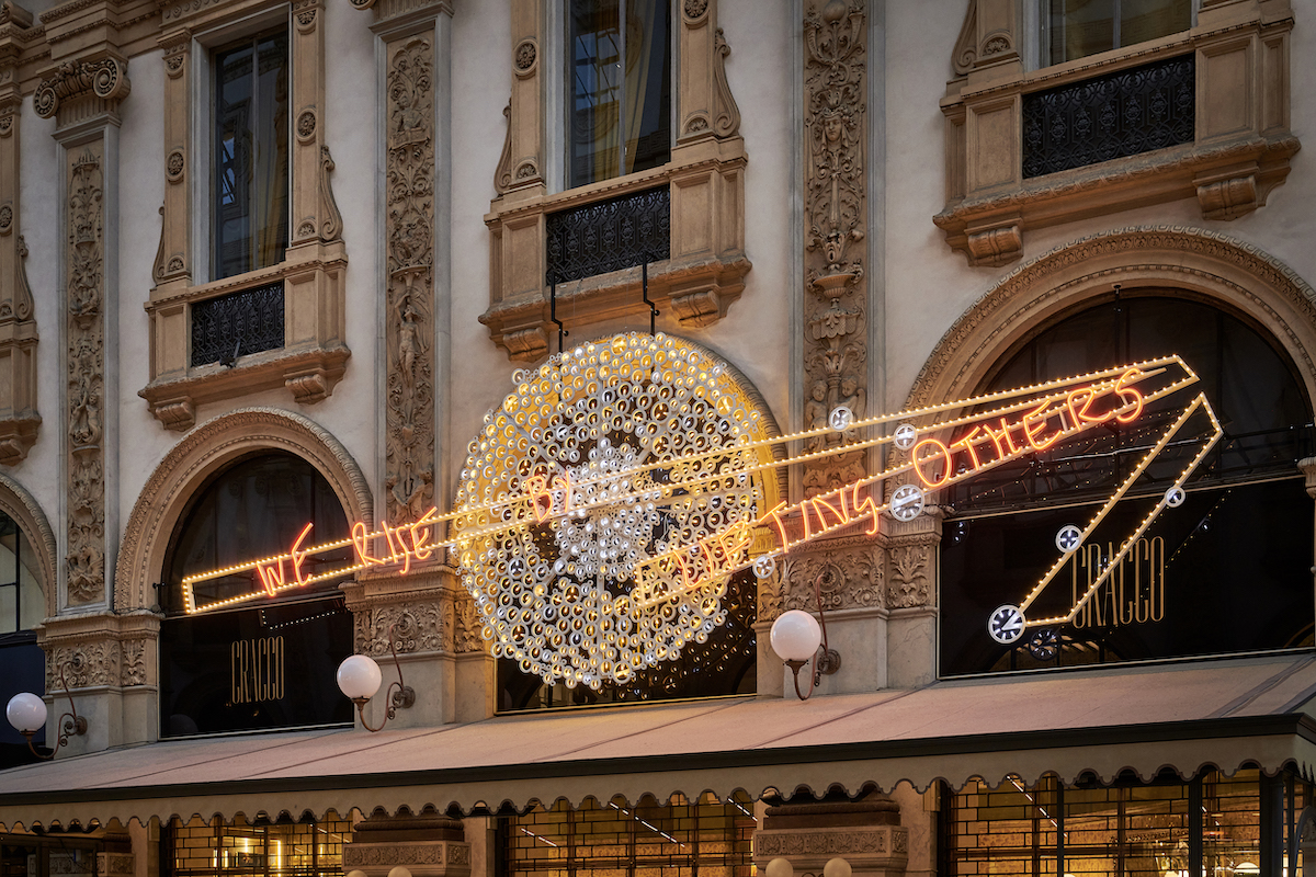 Marinella Senatore ovunque, ora pure a mangiare da Cracco in Galleria Vittorio Emanuele