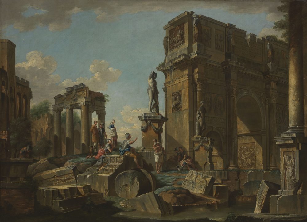 Giovanni Paolo Panini, Capriccio Architettonico con l'Arco di Costantino