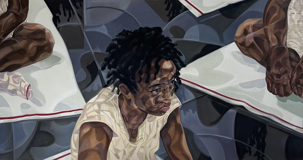 © Toyin Ojih Odutola, Homeroom Transfer, 2022-2023, Courtesy of Jack Shainman Gallery