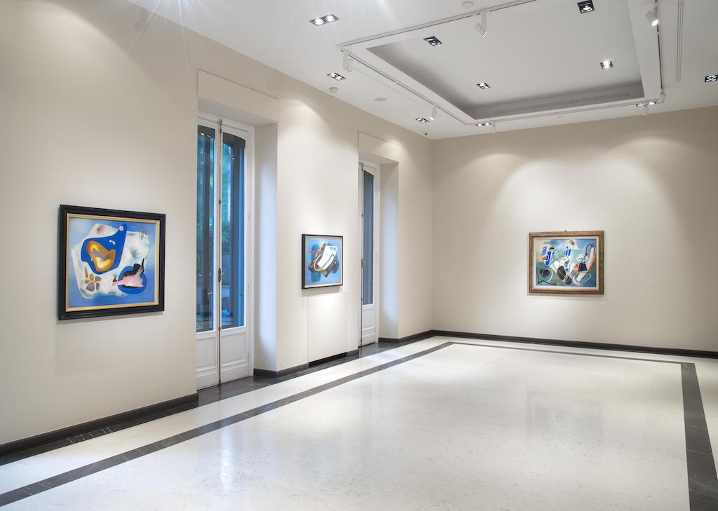 Quattordici opere approfondiscono l’arte di Prampolini tra il 1926 e il 1941 in una mostra da ML Fine Art
