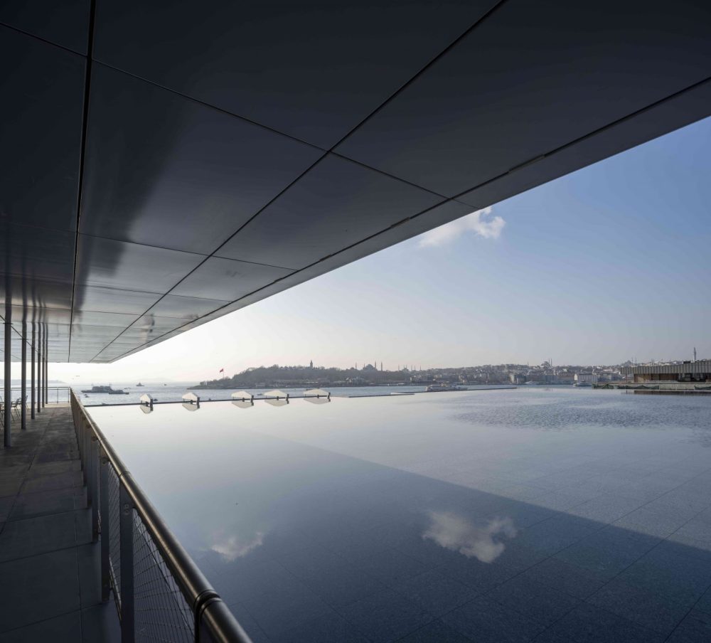 A view from the terrace of the new Istanbul Modern museum. Photo: Cemal Emden. Courtesy of Istanbul Modern.