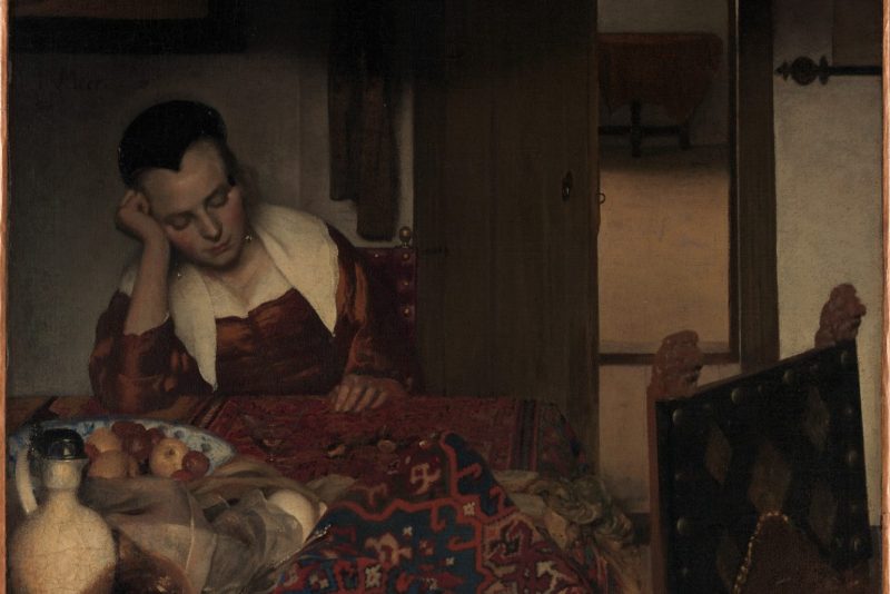 Johannes Vermeer, A Maid Asleep, ca. 1656–57.