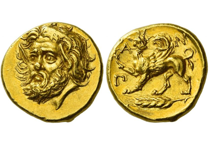 La Panticapaeum Stater, moneta da record (foto Numismatica Ars Classica)