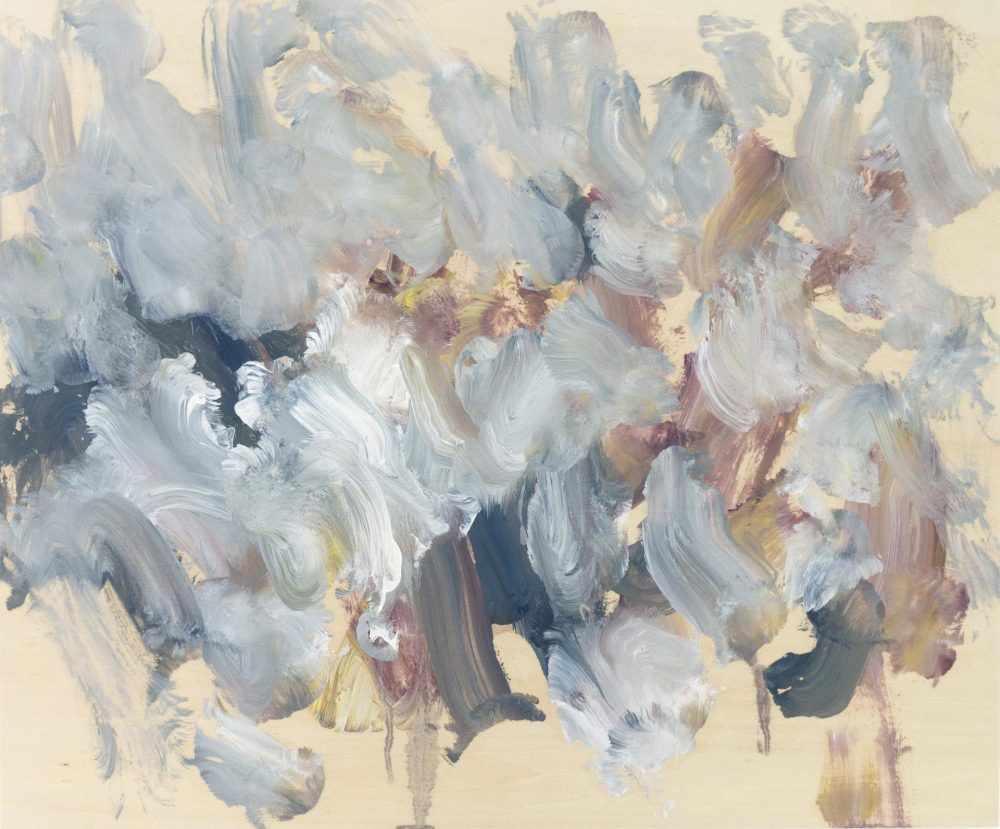 Marco Eusepi, Untitled (Flowering), 2023, olio su tavola, cm 50x60