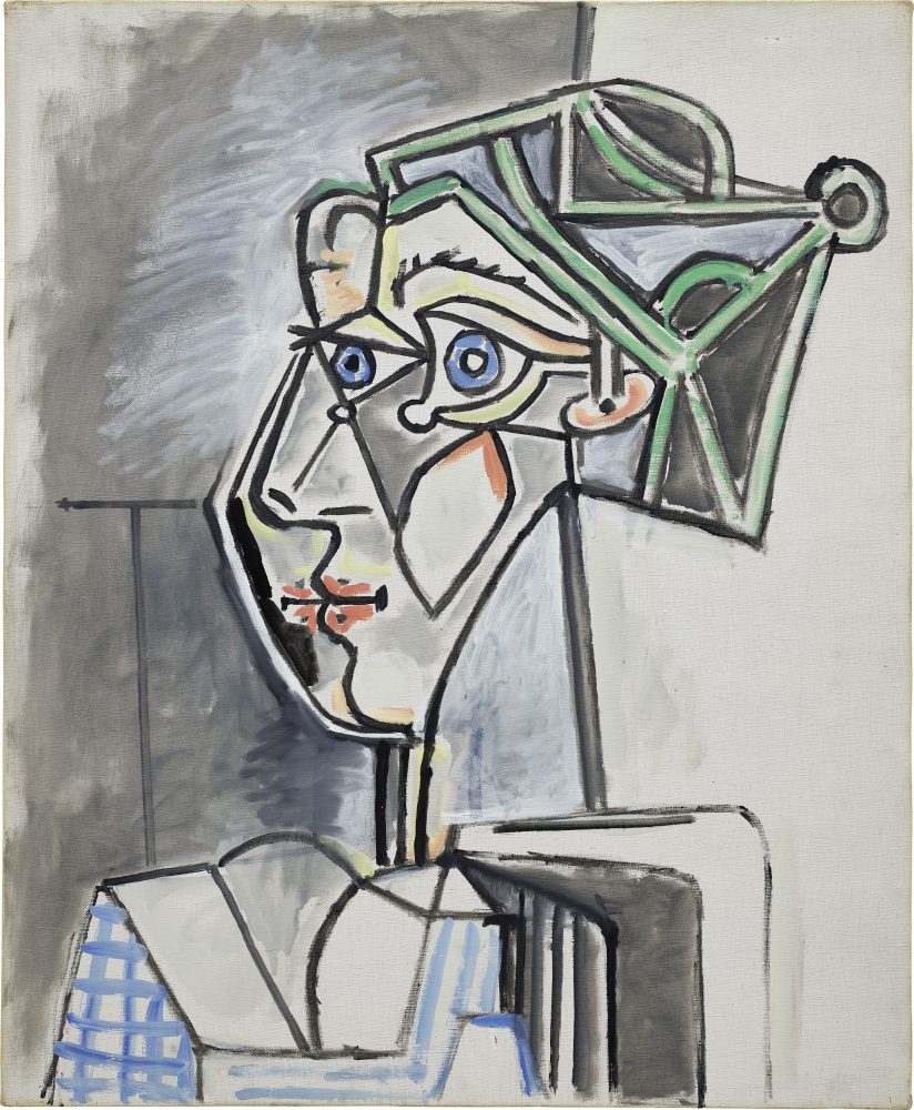 Pablo Picasso, Tête de femme au chignon