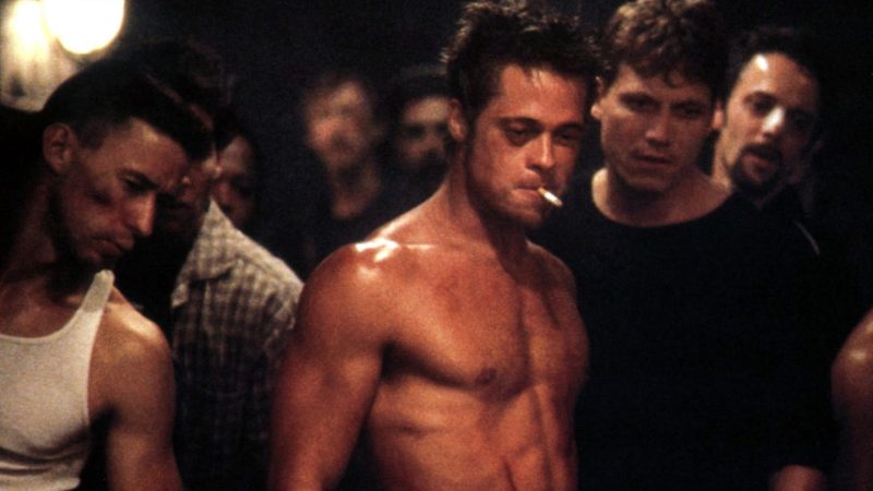 Una scena di Fight Club
