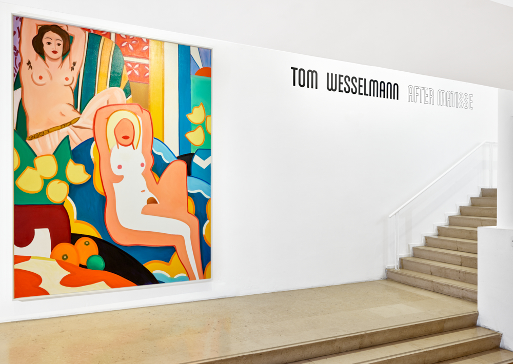 Vue de l'exposition "Tom Wesselmann. After Matisse" | © Estate of Tom Wesselmann, Adagp, Paris, 2023 | © Succession H. Matisse | Photo © François Fernandez