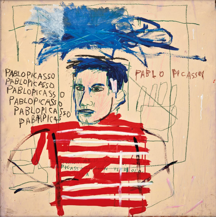 JEAN-MICHEL BASQUIAT (1960-1988) Untitled (Pablo Picasso)