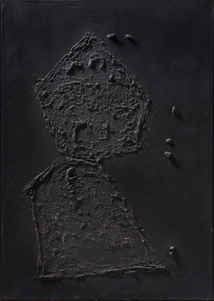 Lucio Fontana (1899 - 1968) Concetto spaziale, 1956, 100 x 70 cm, prezzo realizzato € 875.000