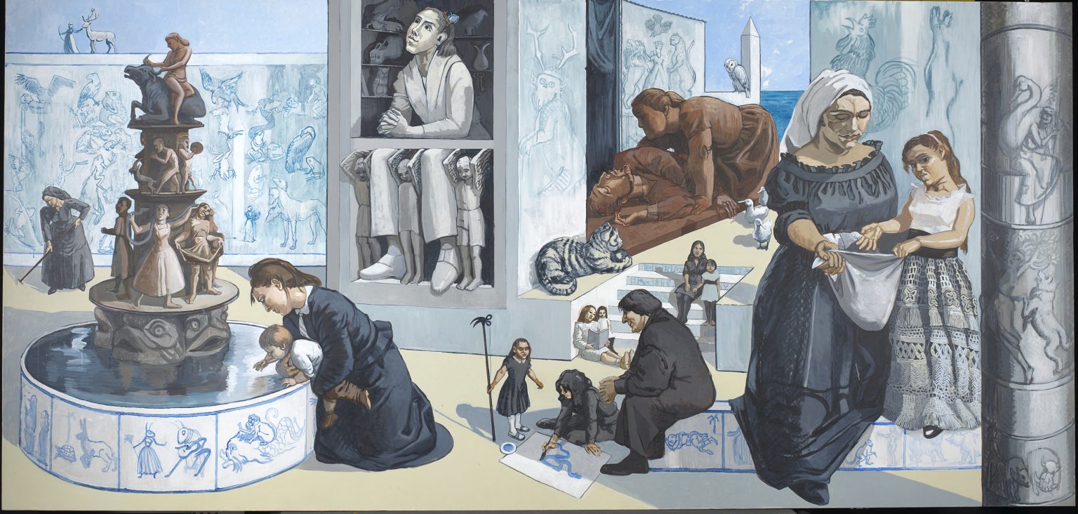La National Gallery espone un murale lungo dieci metri realizzato da Paula Rego