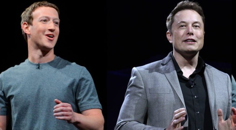 Mark Zuckerberg ed Elon Musk