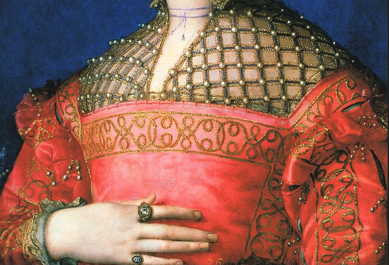 Diamanti, rubini e smeraldi: il linguaggio dei gioielli nei dipinti degli Uffizi