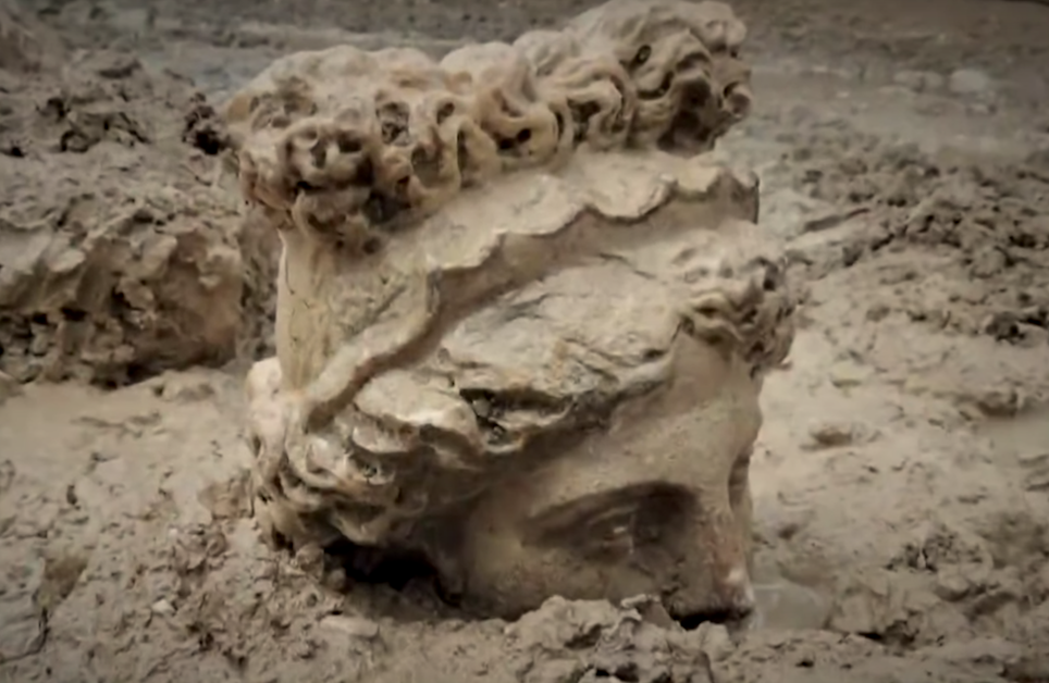 La testa di Afrodite trovata ad Aizanoi