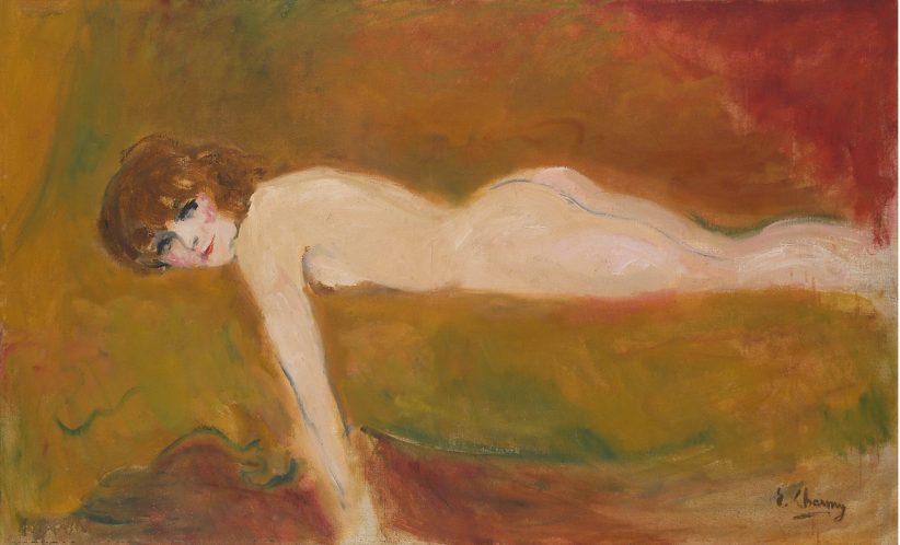 Emilie Charmy, Colette circa, 1920. Oil on canvas, 89 x 146 cm © Galerie Bernard Bouche. Picture : A.Ricci