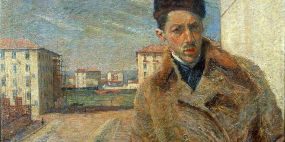 Umberto Boccioni, Autoritratto, 1908, olio su tela, Milano, Pinacoteca di Brera