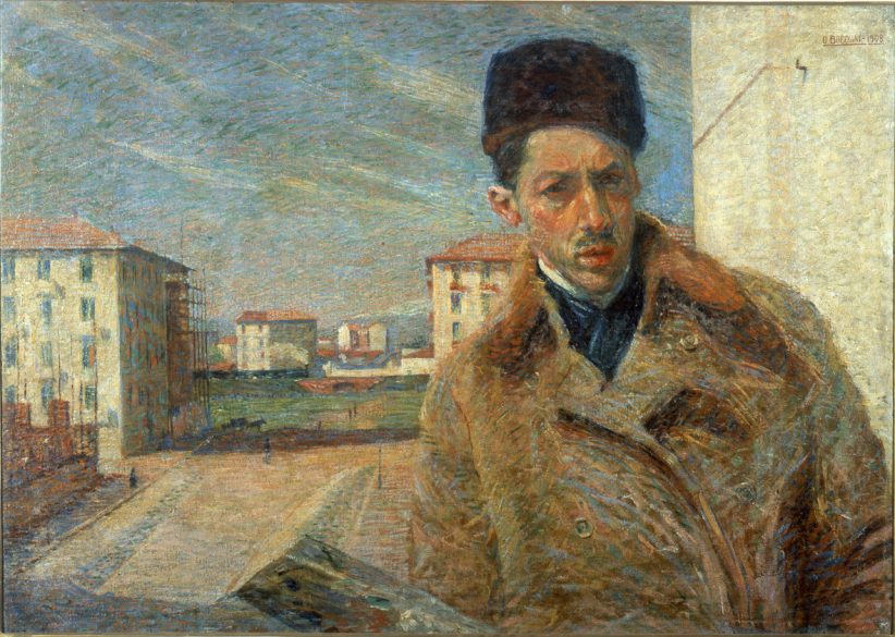 Umberto Boccioni, Autoritratto, 1908, olio su tela, Milano, Pinacoteca di Brera