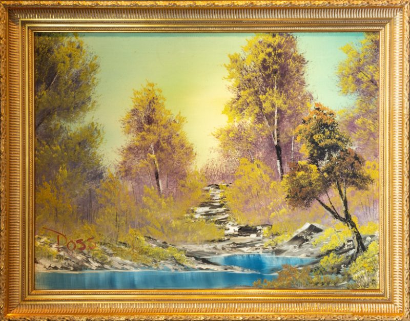 Bob Ross, A Walk in the Woods, il paesaggio milionario (1983, Courtesy Modern Artifact)