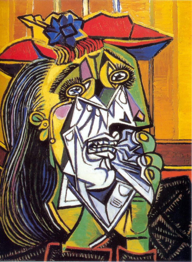 ''Donna piangente'' (Dora Maar), 1937, di Pablo Picasso