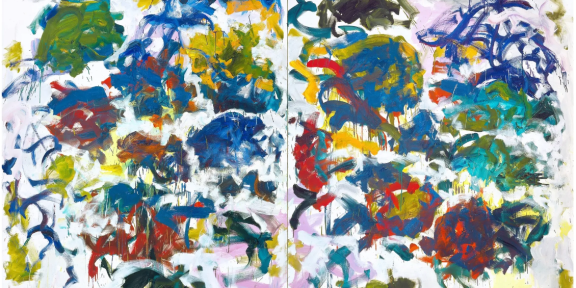 Joan Mitchell, Sunflowers, 1990–91. COURTESY SOTHEBY'S