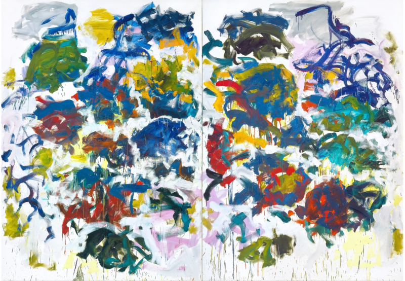 Joan Mitchell, Sunflowers, 1990–91. COURTESY SOTHEBY'S