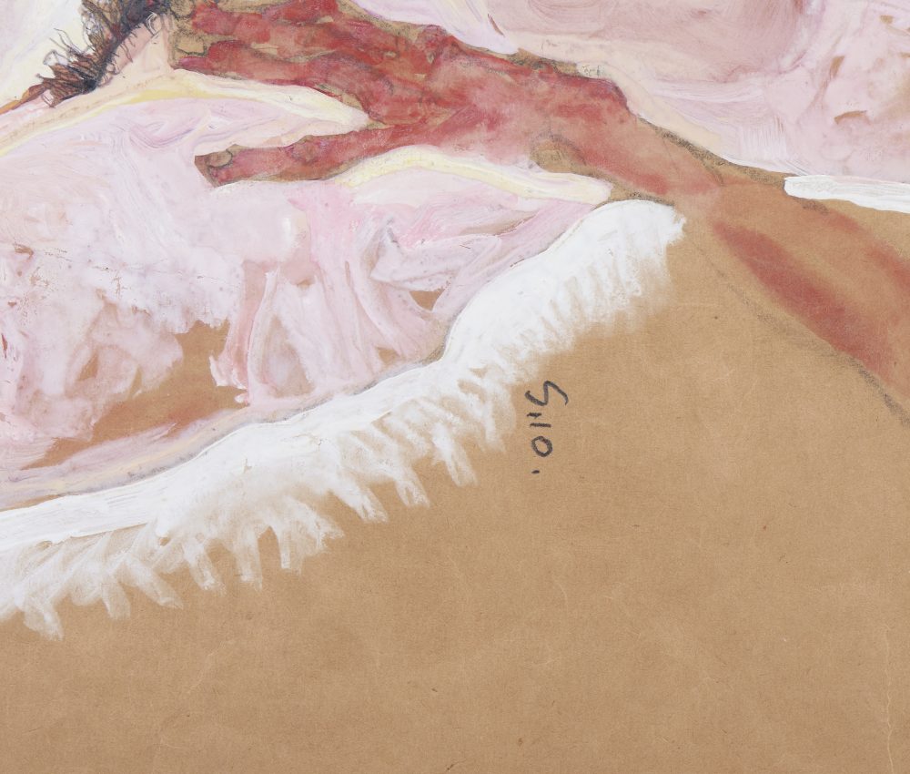 Egon Schiele, Nudo sdraiato