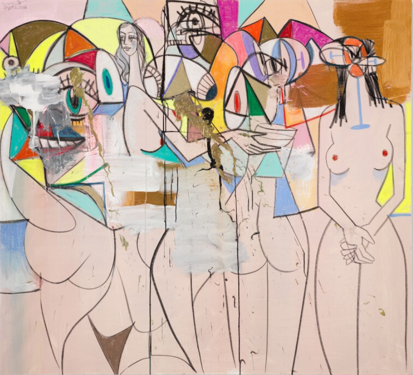 George Condo, Multicolored Female Composition, Estimate £2-3m