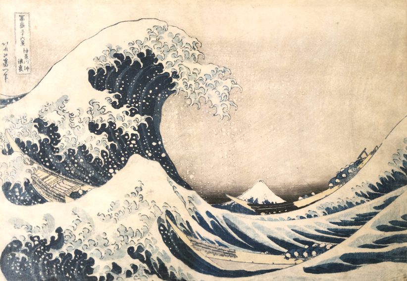 La Grande onda di Kanagawa, di Katsushika Hokusai
