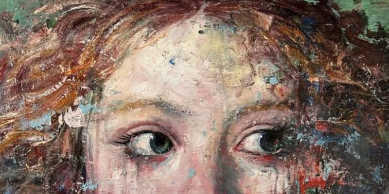 Michelino Iorizzo, Galene (dettaglio), tempera grassa e olio su tavola, 50x60 cm, 2023, courtesy dell’artista