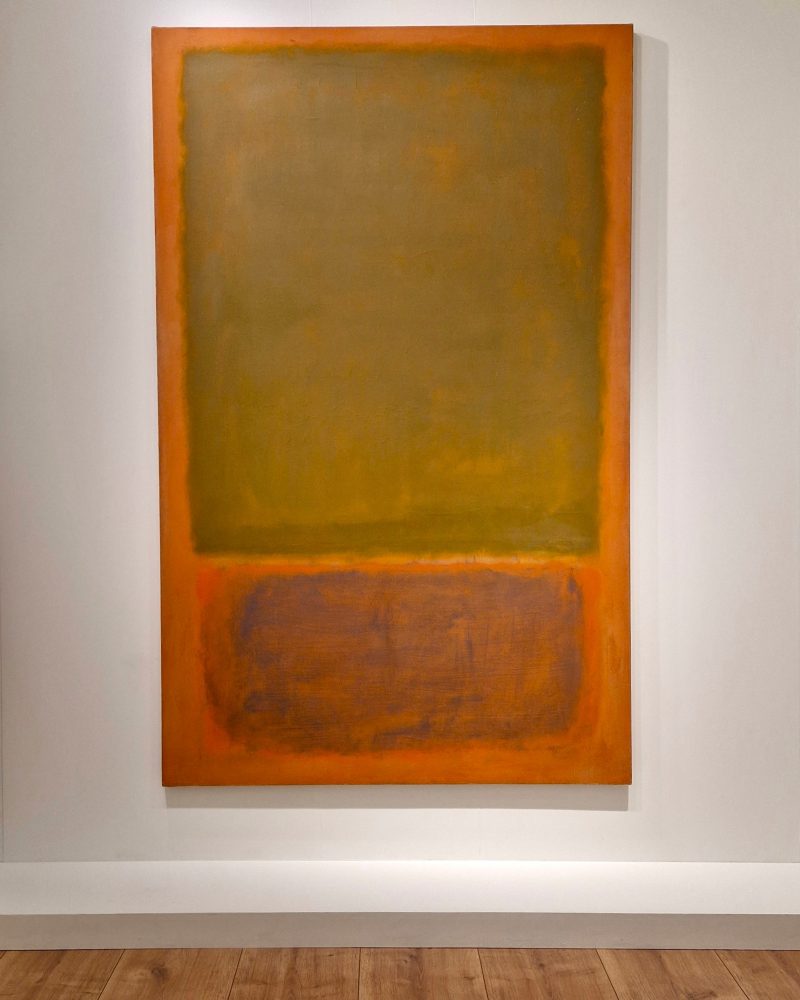 Rothko, Oliver over red, 1956