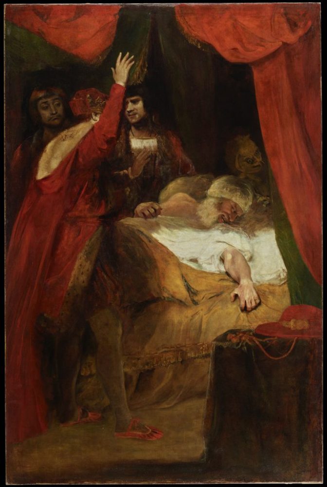 Sir Joshua Reynolds, The Death of Cardinal Beaufort (1789), after conservation. Photo: © National Trust.