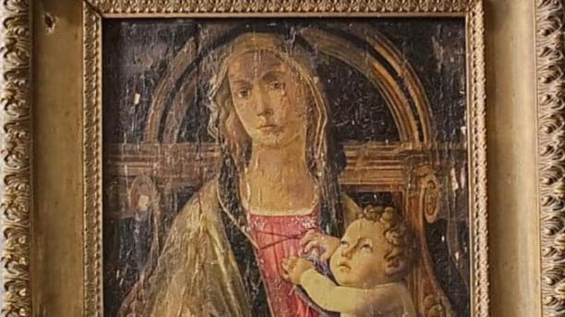 Ritrovato a Napoli un dipinto di Botticelli: vale 100 milioni, ma le condizioni sono critiche