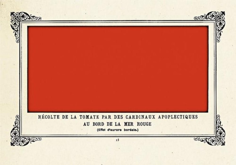 Les Arts incohérents rosso