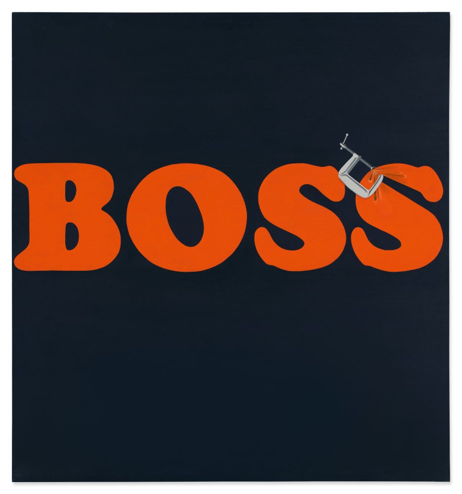 Lot 13, Ed Ruscha, Securing the Last Letter (Boss), est $35,000,000 - 45,000,000