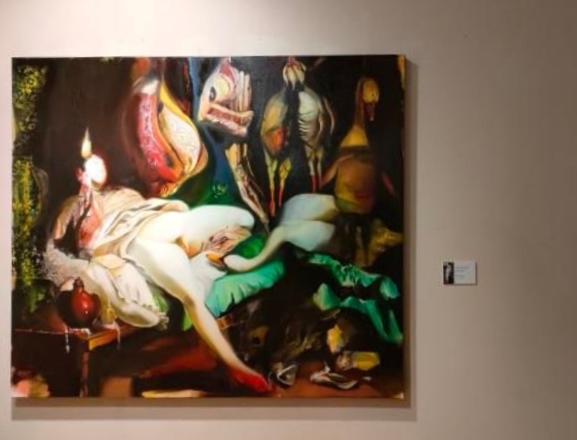 L’opera di Chiara Calore alla mostra Under Raffaello, alla Galleria Civica d’Arte Albani di Urbino