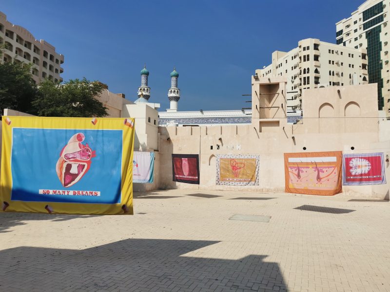 Lubaina Himid e Magda Stawarska, In Plaited Time. Deep Water, Sharjah Art Foundation