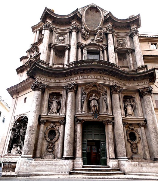 Chiesa San Carlo alle quattro fontane, Roma, 1635-36, Francesco Borromini