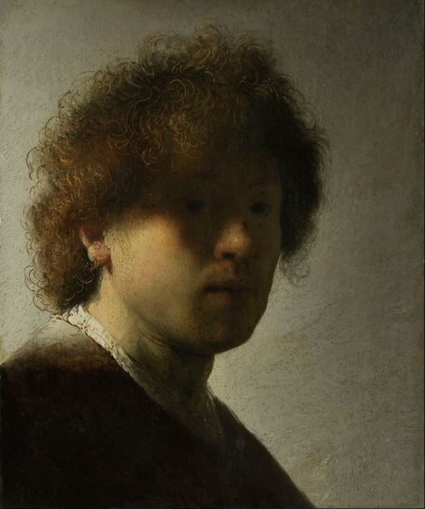 ''Autoritratto'', 1628, Rembrandt
