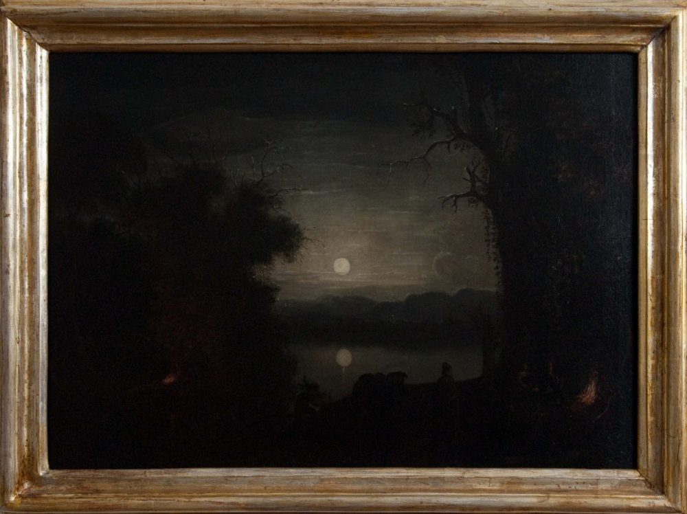 ''Paesaggio al chiaro di luna'', 1650, Claude Lorrain