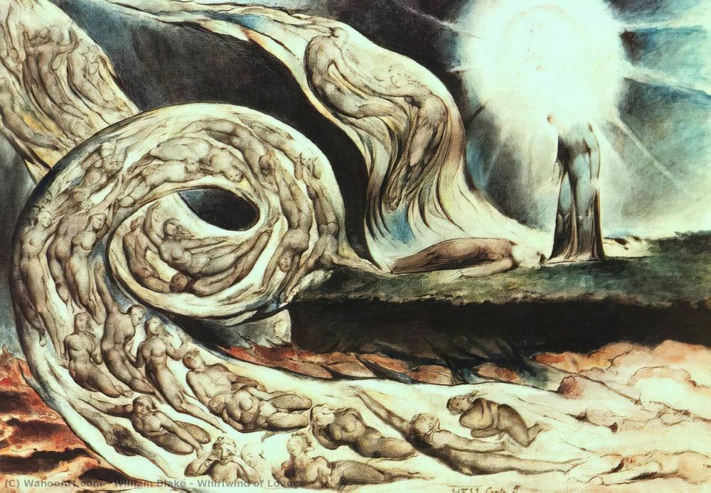 'Vortice di amanti'', 1817, William Blake